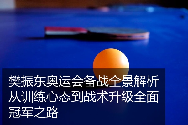 樊振东奥运会备战全景解析从训练心态到战术升级全面冠军之路