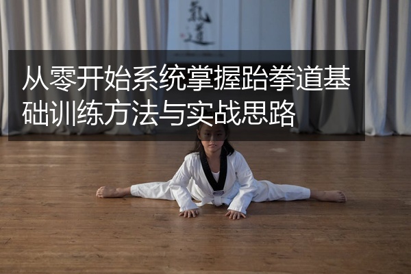 从零开始系统掌握跆拳道基础训练方法与实战思路